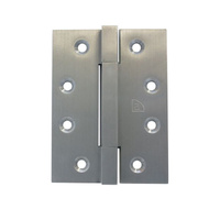 Austyle Door Square Knuckle Butt Hinge Fixed Pin - Available in Matt Black and Satin Chrome