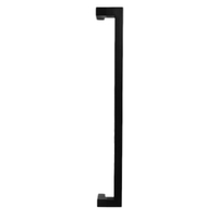 Austyle Square Offset Entrance Door Pull Handle 625mm Matt Black 53840