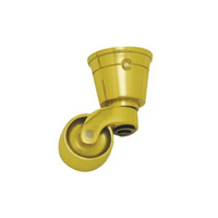 Superior Brass Castor Brass Wheel Cup Polished Brass - Available in Various Sizes