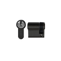 Austyle 5 Pin C4 Euro Single Cylinder 39mm Matt Black 59142