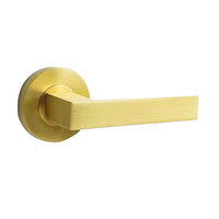 Austyle Linear Lever Integrated Passage/Privacy Satin Brass 93580