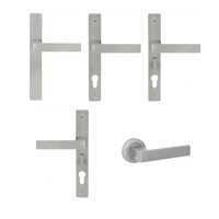 Austyle 316 Marine Grade Door Lever Handles Satin Stainless Steel 42340