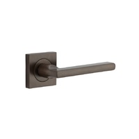 Iver Baltimore Door Lever Handle on Square Rose Signature Brass 52mm x 55mm 0271