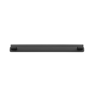 Iver Cali Cabinet Pull with Backplate CTC 256mm Matt Black 0529B
