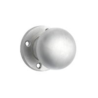 Tradco Retro Fit Mortice Door Knob on Round Rose Satin Chrome 0698