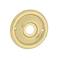 Tradco 1027PB Backplate Pair SB Polished Brass 46mm