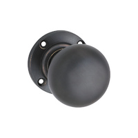Tradco Victorian Knob on Rose Antique Copper 57mm 1030