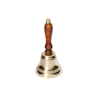 Tradco Hand Bell Polished Brass 170mm 1294