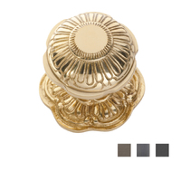 Tradco Ornate Centre Door Knob - Available In Various Finishes