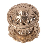 Tradco 1307PB Centre Door Knob Polished Brass 66mm
