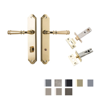 Iver Verona Lever on Shouldered Backplate Privacy Kit with Turn - Available in Various Finishes