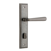 Iver Copenhagen Lever on Stepped Backplate Privacy Distress Nickel 13878P85
