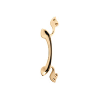 Tradco 1483PB Pull Handle Offset Polished Brass 225mm