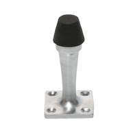 *WSL DISCONTINUED* Tradco 1599SC Door Stop Wall Mount Satin Chrome P75 BP35x35mm