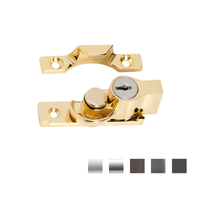 Tradco Key Operated Narrow Locking Sash Fastener - Available In Various Finishes