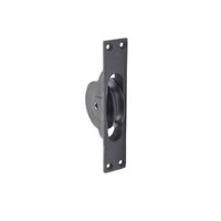 Tradco Sash Pulley Matte Black 25x125mm 1684