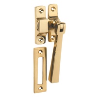 Tradco Casement Fastener Square Polished Brass 1690