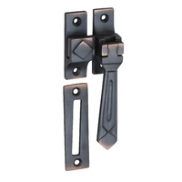 Tradco 1748AC Casement Fastener Deco Antique Copper 