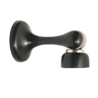 Tradco Magnetic Door Stop 75mm Matt Black 1826