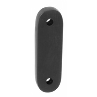 Tradco 1854 Adaptor Plate Teardrop Fastener Matte Black