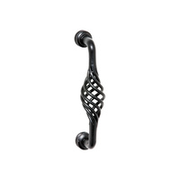 Tradco 1863MB Twist Pull Handle Iron Matt Black 125mm