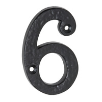 Tradco 1896MB Number 6 MI Matt Black 75mm