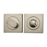 Iver Privacy Turn Forged Square Concealed Fix Satin Nickel 20039