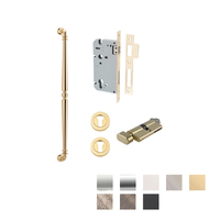 Iver Sarlat Door Pull Handle Entrance Kit Key/Thumb 600mm - Available in Various Finishes