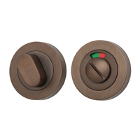 Iver Oval Privacy Turn Round with Indicator 52mm Signature Brass 20071