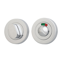 Iver Oval Privacy Turn Round with Indicator 52mm Polished Chrome 20074