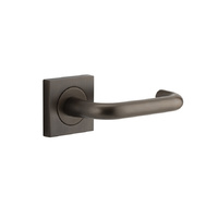 Iver Oslo Door Lever Handle on Square Rose Signature Brass 20361