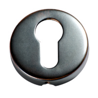 Tradco 2041AC Euro Cylinder Escutcheon SB Antique Copper 50mm