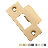 Iver Metal Door Tube Latch Striker - Available in Various Finishes