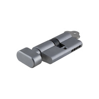 Tradco Euro Cylinder C4 Key Lock 5 Pin Key/Thumb Turn Satin Chrome 2053
