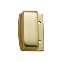 Tradco 2065PB Box Keeper Screen Door Latch Polished Brass 
