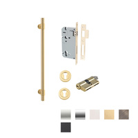Iver Helsinki Door Pull Handle Entrance Kit Key/Key 450mm - Available in Various Finishes