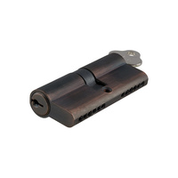 Tradco Euro Cylinder C4 Key Lock 6 Pin Key/Key Antique Copper 2073