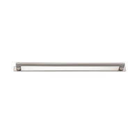 Iver Baltimore Cabinet Pull Handle with Backplate CTC 450mm Satin Nickel 20929B