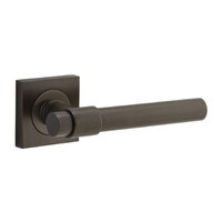 Iver Helsinki Door Lever Handle on Square Rose Signature Brass 21201