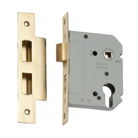 Tradco 2145PB Euro Lock Tradco Polished Brass 57mm