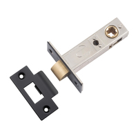 Iver Split Cam Tube Latch 'T' Striker 60mm Backset Matt Black 21460