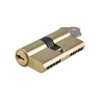 Tradco Iver Euro Double Cylinder 5 Pin 65mm Polished Brass 21600
