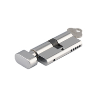 Tradco Iver Euro Cylinder and Turn 65mm Polished Chrome 21614