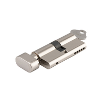 Tradco Iver Euro Cylinder and Turn 65mm Polished Nickel 21618