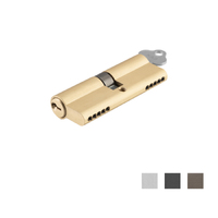 Iver Euro Cylinder Dual Function Door Lock 5 Pin - Available in Various Finishes