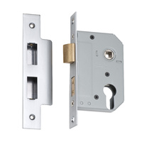 Tradco 2176SC Euro Lock Tradco Satin Chrome 46mm