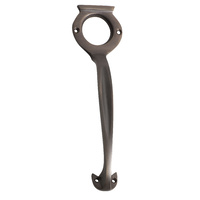 Tradco 2286AB Pull Handle Cylinder Hole Antique Brass 185x50mm