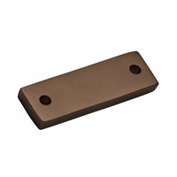 Restocking Soon: ETA End August - Tradco 2297 Adaptor Plate Square Fastener Antique Brass