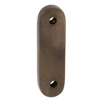 Tradco 2309AB Adaptor Plate Teardrop Fastener Antique Brass 