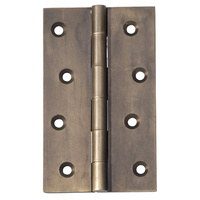 Tradco Fixed Pin Hinge Antique Brass 100 x 60mm 2372